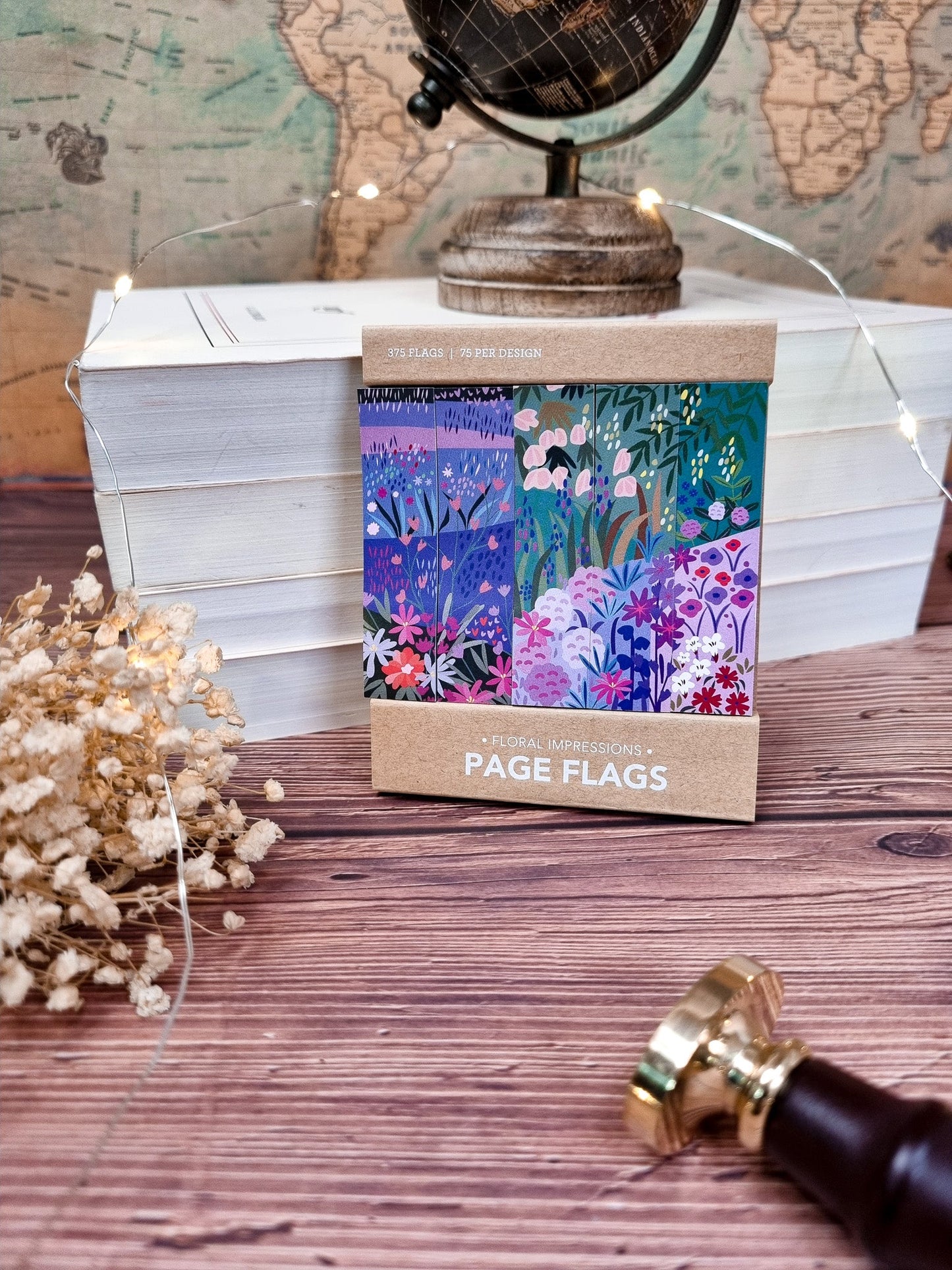 Drapeaux de pages-Floral Impressions - La Papet' Littéraire