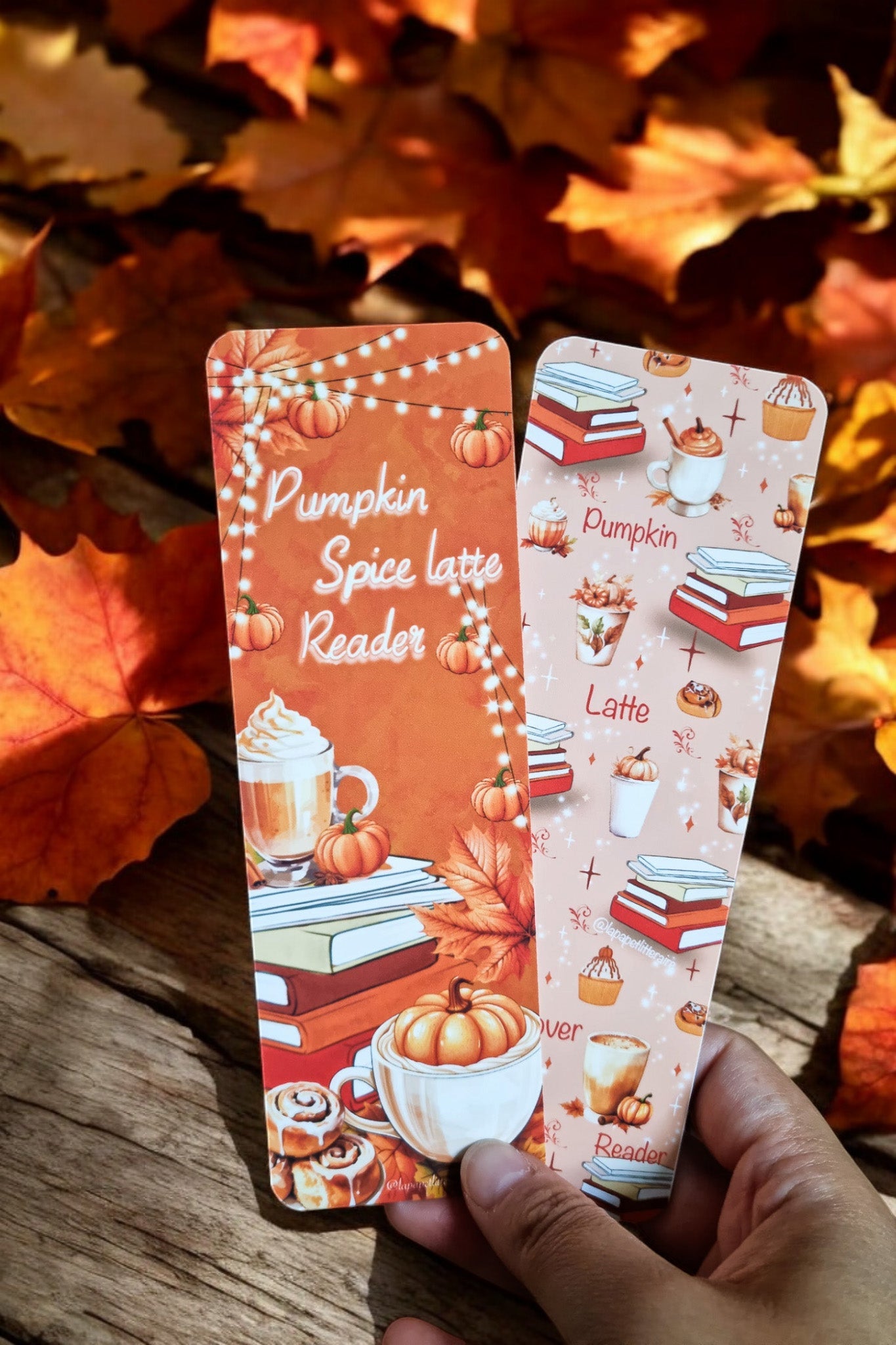 Duo de marque - pages d'automne - Pumpkin Spice Latte Lover - La Papet' Littéraire