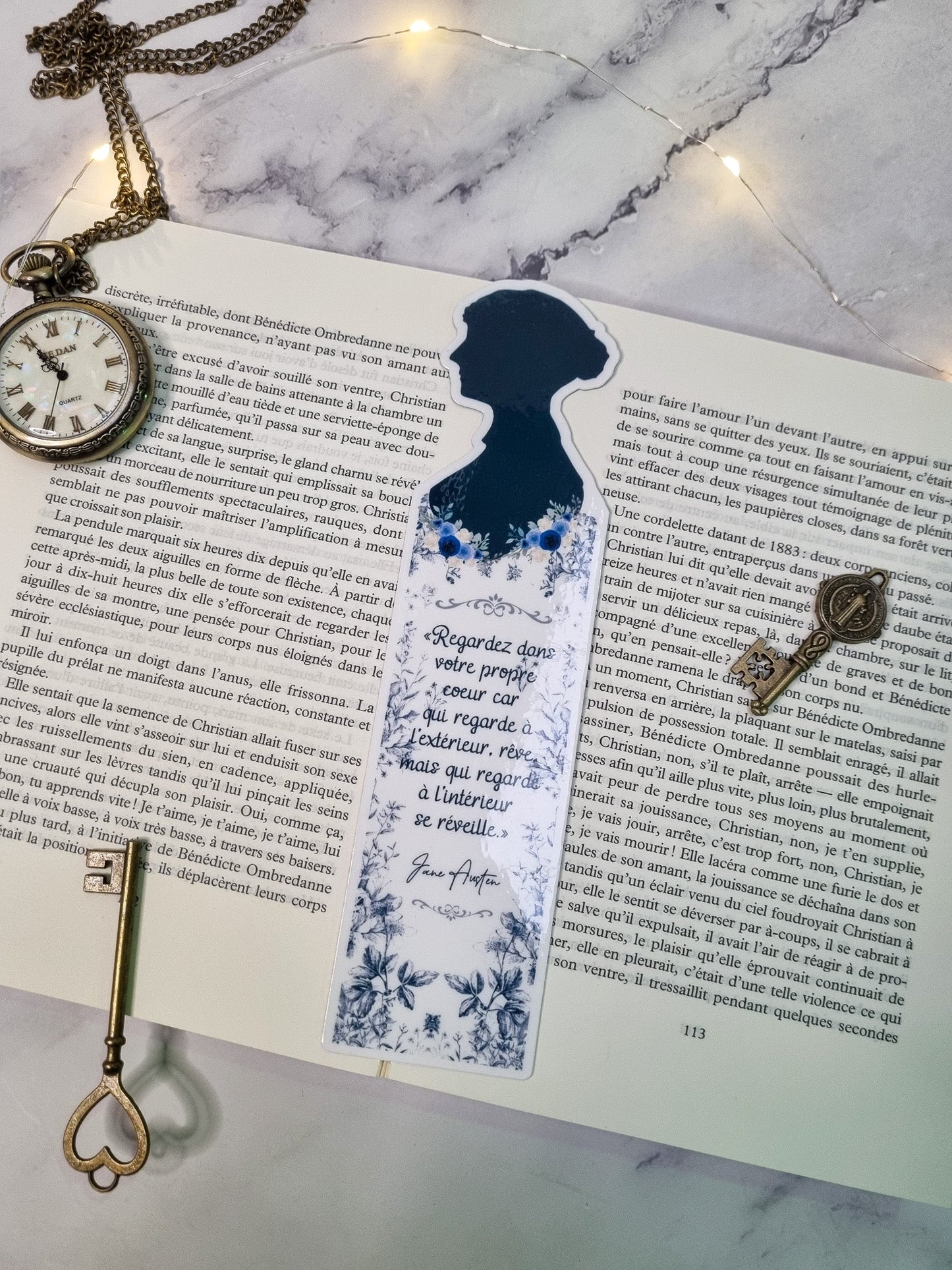 Marque-page citation Jane Austen - La Papet' Littéraire