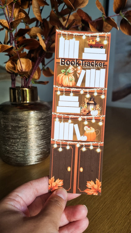 Marque - page d'automne - Book Tracker - La Papet' Littéraire