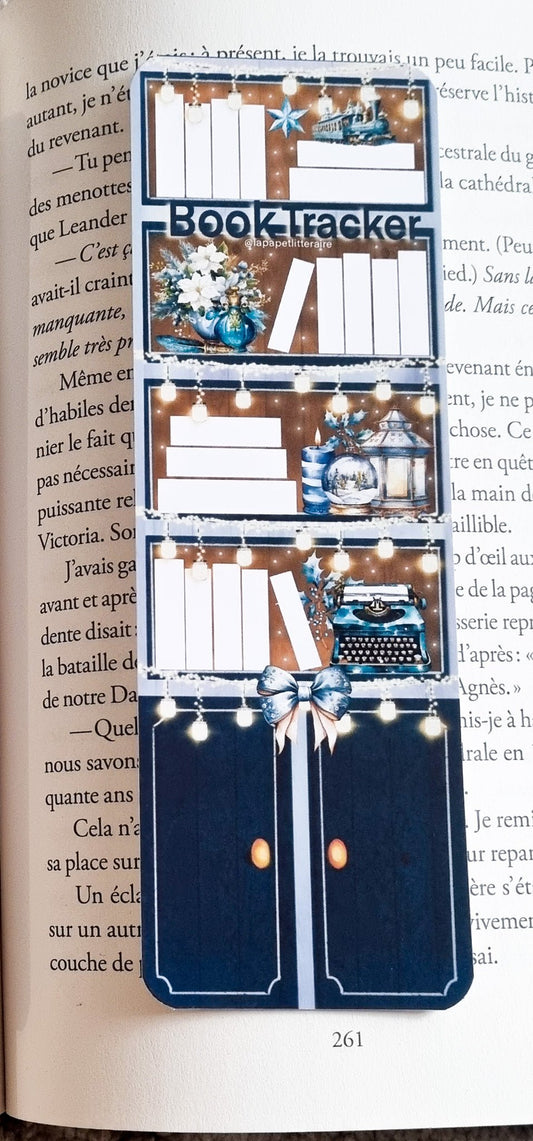 Marque - page d'hiver - Book Tracker - La Papet' Littéraire