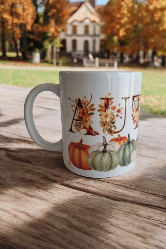 Mug d'automne citrouilles - Autumn - La Papet' Littéraire