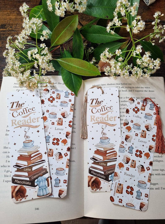 Set de deux marque - pages - Coffee Lover Reader - La Papet' Littéraire