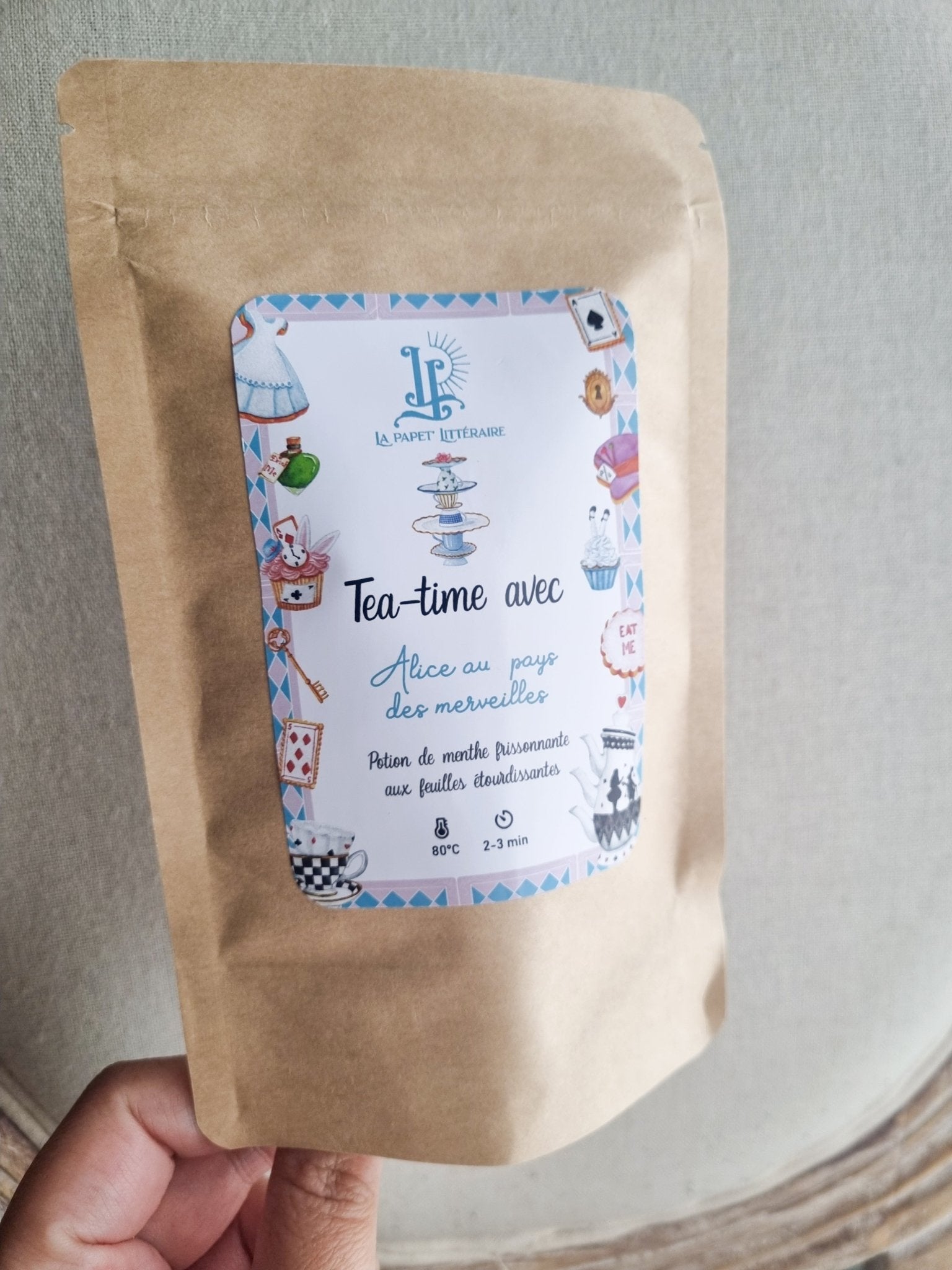 Thé littéraire Tea time avec Alice au pays des merveilles La Papet' Littéraire - La Papet' Littéraire